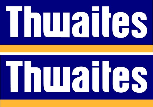 Thwaites dumper decals - thwaites,