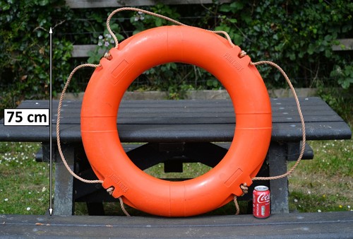 Used old life - ring, buoy