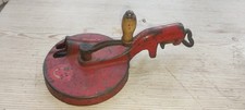 Vintage Hand Crank Vegetable Bean Slicer Cast Iron Clamp On