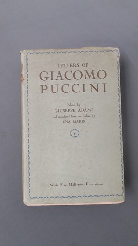 Letters giacomo puccini - letters,