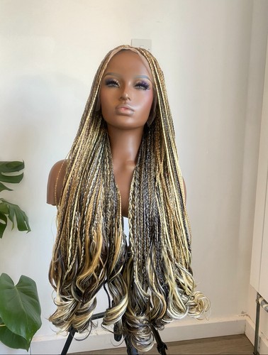 Inches braided wig full - braided,