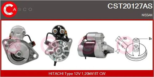 Starter motor clockwise - starter,