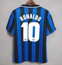 1997/98 Inter Milan Retro Home Shirt RONALDO #10 Jersey