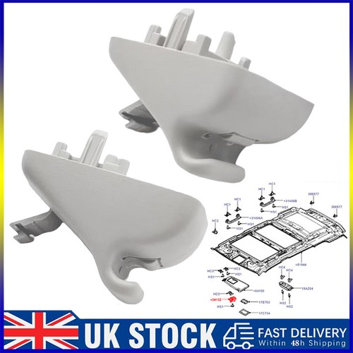 2pcs front sun visor - 2pcs, retainer