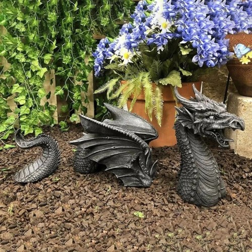Resin dragon lawn - resin,