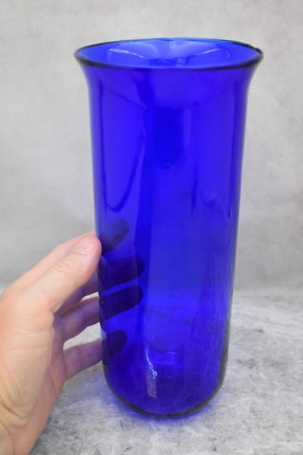 Antique blue glass - globe, for