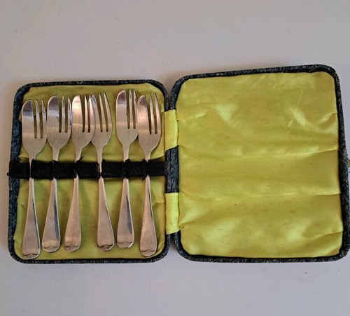 Cake pastry forks silver - pastry,