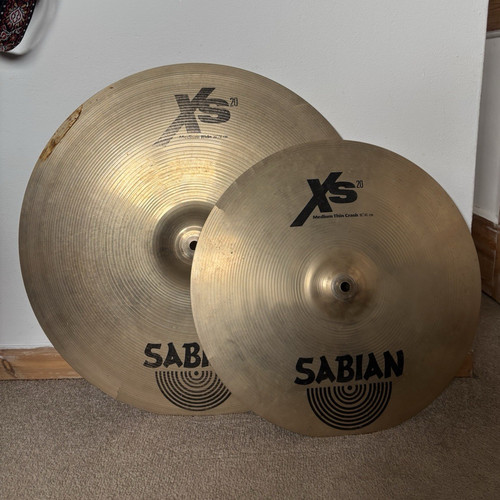 Sabian xs20 2pc cracked - xs20, *cracked*