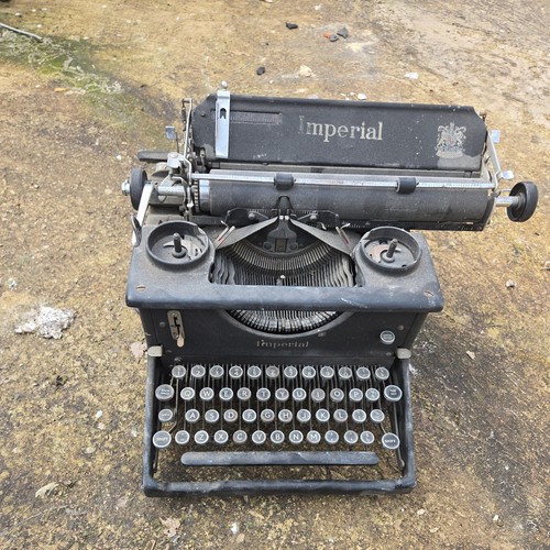 Vintage imperial typewriter - vintage,