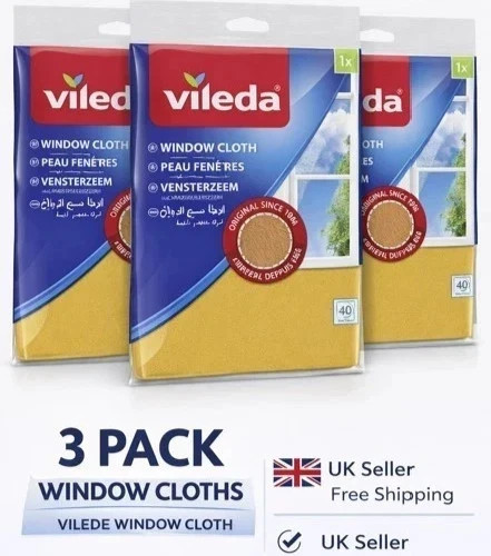 Pack vileda window cloth - 3,