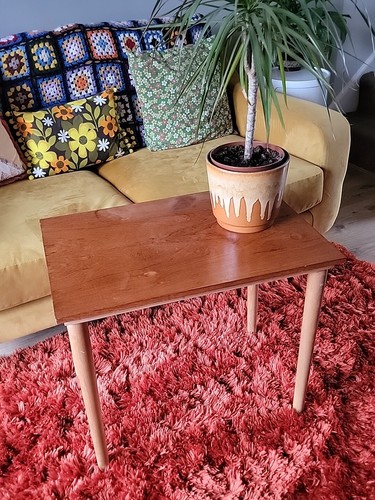 Vintage coffee side table teak - coffee,