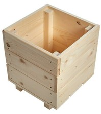Square Wooden Planter Plant