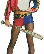 Official Suicide Squad BAT Harley Quinn DC Inflatable Halloween Baseball Rubies