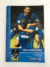 Gillingham v Barnsley Official Football Programme 21 10 2000