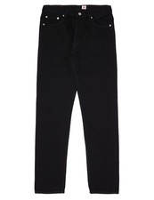 Edwin Jeans Slim Tapered Kaihara Stretch Jeans - Black Unwashed