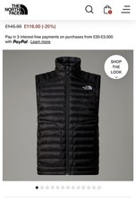 North face gilet mens - 2XL