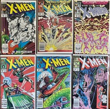 UNCANNY X-MEN - Comic Book Lot of 6 books! #220, 223, 224, 226, 227 & 228!