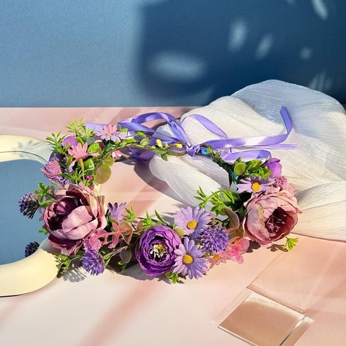 Floral crown garland - crown,