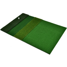 GOLF MAT MULTI TURF PRACTICE HITTING MAT 120cm x 180cm FOLDABLE PORTABLE UK STOC