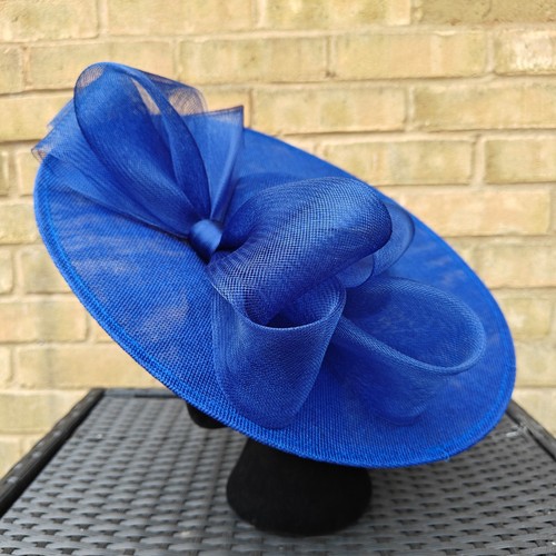 Royal blue large - blue, fascinator