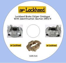 Lockheed Brake Caliper Catalogue with Identification Section 1968-1994