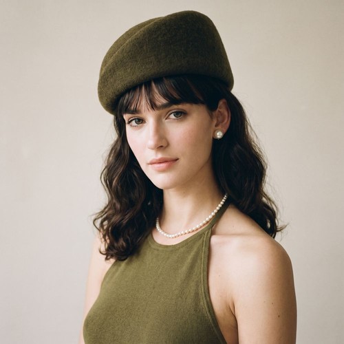 Elegant fedora hat wool - fedora,