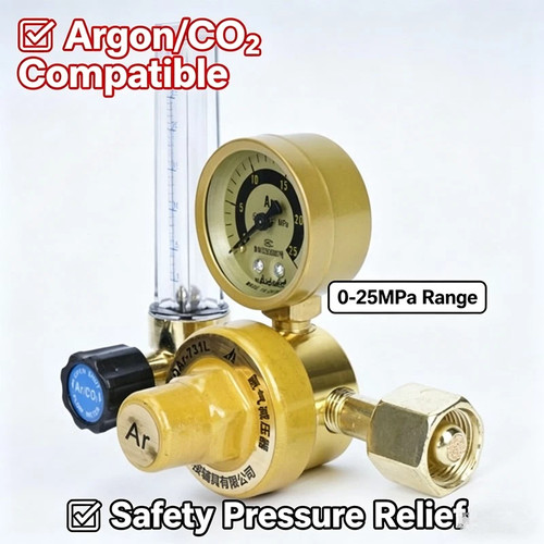 Argon bottle regulator gauge - argon,