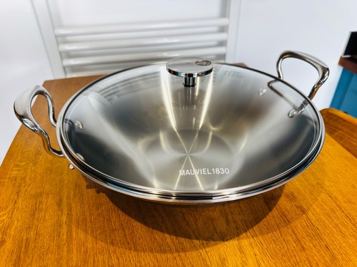 Mauviel cook wok 32cm - mauviel, m'cook