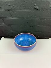 Lovatts Langley Mill Blue Patent Number 303679 Drip Glaze Bowl 7.5" x 3.25"