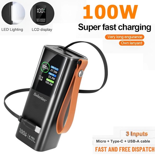 900000mah 100w portable power - 100w,