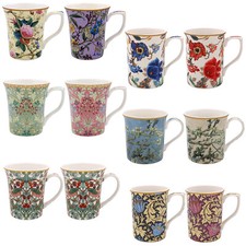 Leonardo Collection 2 and 4  Gift Boxed Fine China  Mugs William Morris Designs