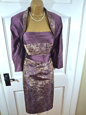 John Charles Plum SILK Dress