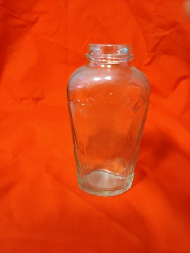 1950s vintage embossed glass - 1950s,