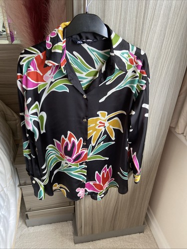 Zara floral blouse - zara,