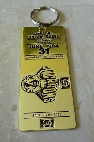 Michael jackson keychain - jackson, pepsi