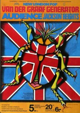 Van der Graaf Generator - The Quiet Zone, Wuppertal 1977 | Konzertplakat