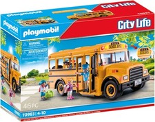 Playmobil School Bus City Life Set 70983 Ages 4+