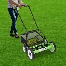 Garden Gear Lawnmower 40cm Grass Cutting Width Hand Push Lawn Mower