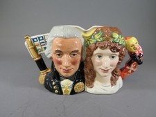 Royal Doulton - Character/Toby Jug - Lord Nelson & Lady Hamilton - D7092  |45