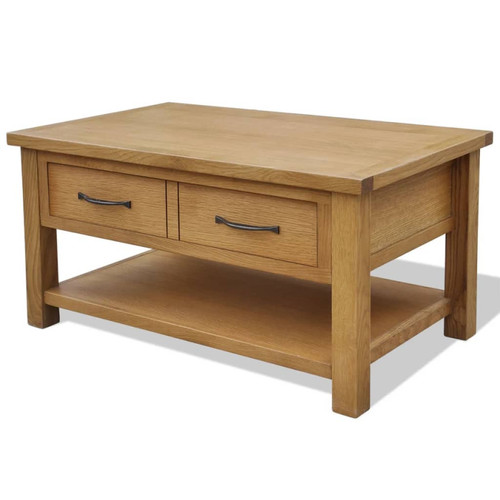 Coffee table natural - oak, solid