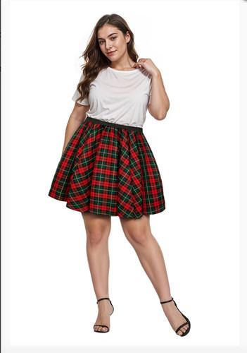 Adult tartan skirt with - skirt,