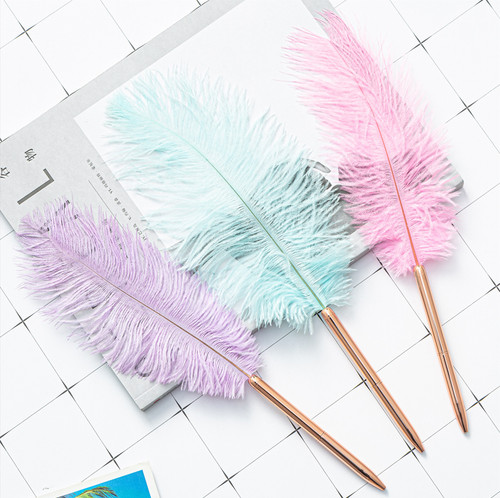 Large feather quill biro - large,