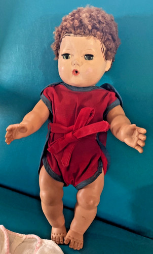 Tiny tears doll 1950 - doll, 1950's