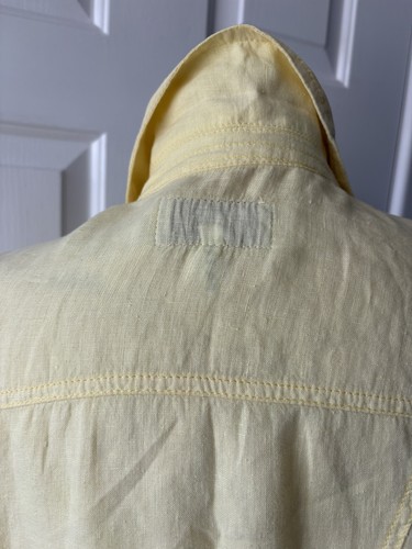 Armani yellow linen jacket - armani,