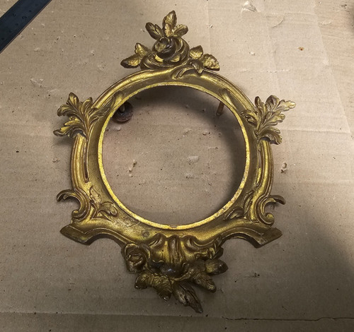 Antique french gilt spelter - antique,