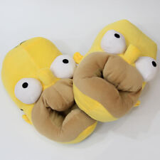 Mens*Homer Novelty Slippers Shoe Novelty Head Shaped Simpson 3D Sizes 7-12 Gift！