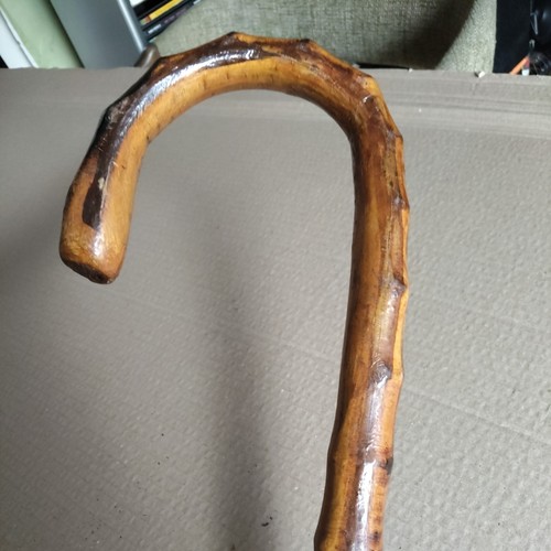 Vintage rustic walking stick - vintage,