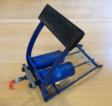 Foot pump, vintage old, double