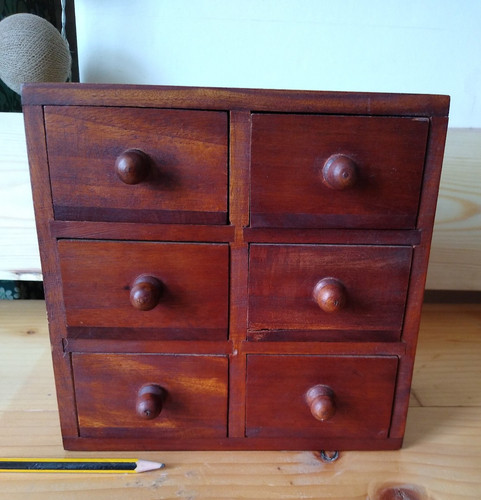 Miniature chest drawers - miniature, of