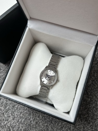 Gucci timeless 27mm silver - g-timeless,